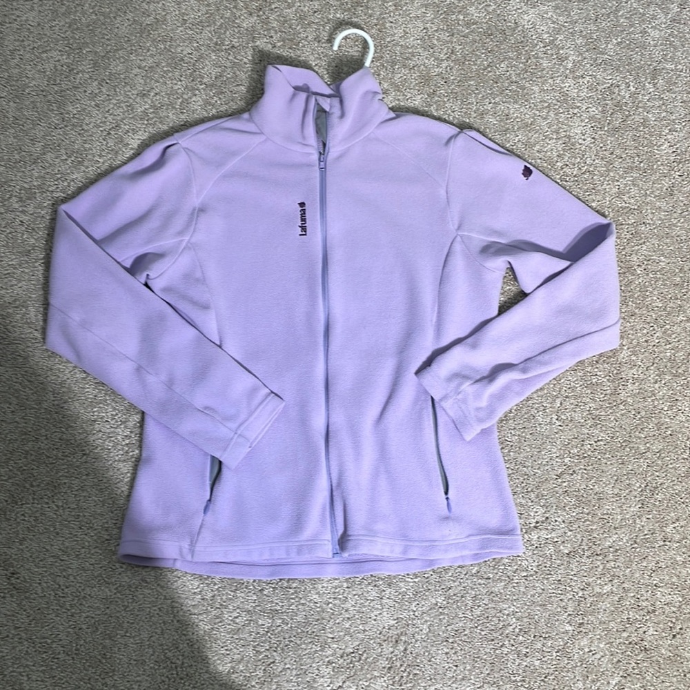 Lafuma fleece medium full zipper cardigan